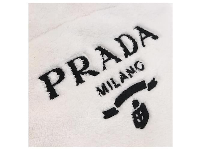 PRADA Tote Bag Pile White Silver - vista 20