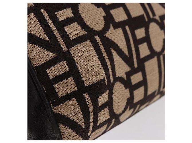Céline CELINE Chain Shoulder Bag Knitted Fabrics Beige Gold - vista 4