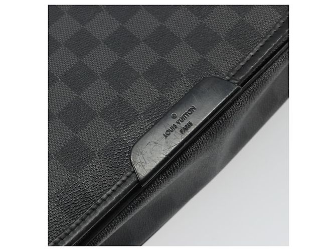 LOUIS VUITTON Damier Graphite Daniel MM Shoulder Bag N58029 LV - vista 10