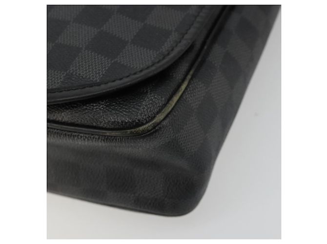 LOUIS VUITTON Damier Graphite Daniel MM Shoulder Bag N58029 LV - vista 15