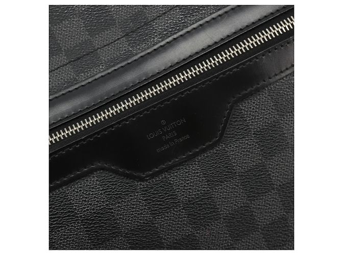 LOUIS VUITTON Damier Graphite Daniel MM Shoulder Bag N58029 LV - vista 18