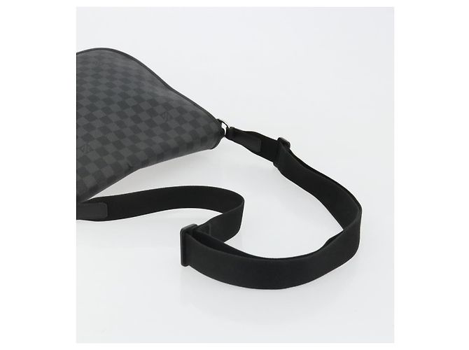 LOUIS VUITTON Damier Graphite Daniel MM Shoulder Bag N58029 LV - vista 8