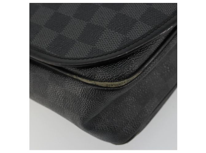 LOUIS VUITTON Damier Graphite Daniel MM Shoulder Bag N58029 LV - vista 9