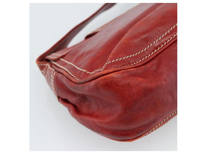 Céline CELINE Shoulder Bag Leather Red Gold - vista 16