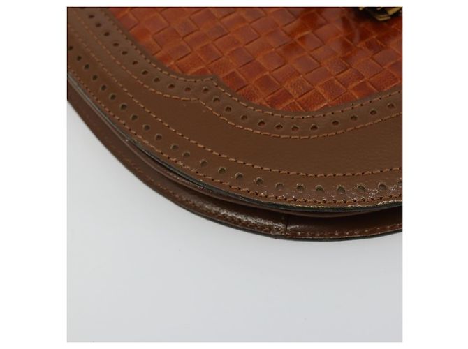 SAINT LAURENT Shoulder Bag Leather Brown Gold - vista 15