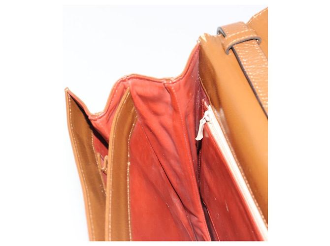 SAINT LAURENT Shoulder Bag Leather Brown Gold - vista 20