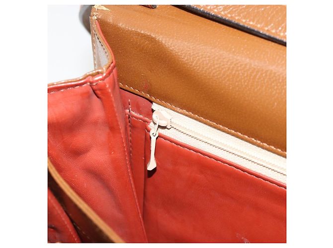 SAINT LAURENT Shoulder Bag Leather Brown Gold - vista 21