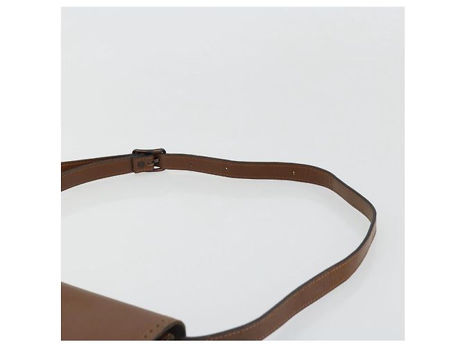 SAINT LAURENT Shoulder Bag Leather Brown Gold - vista 8