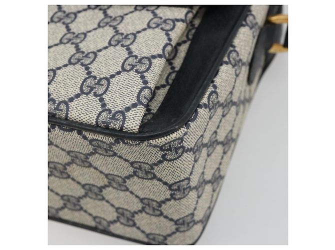 GUCCI GG Supreme Sherry Line Shoulder Bag PVC Navy Gold 904 02 064 - vista 14