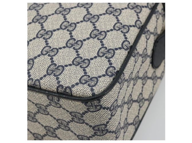 GUCCI GG Supreme Sherry Line Shoulder Bag PVC Navy Gold 904 02 064 - vista 16