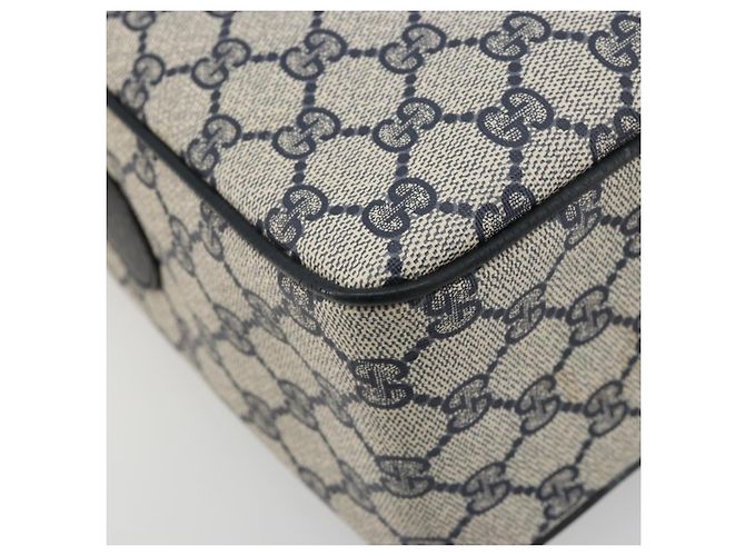 GUCCI GG Supreme Sherry Line Shoulder Bag PVC Navy Gold 904 02 064 - vista 17