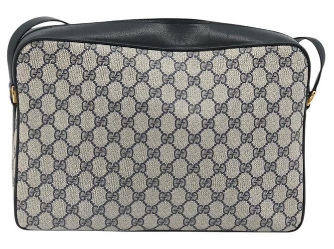 GUCCI GG Supreme Sherry Line Shoulder Bag PVC Navy Gold 904 02 064 - vista 2