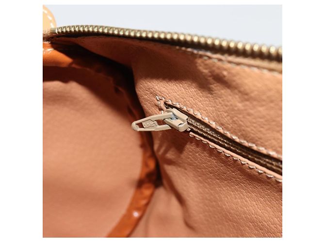 Céline CELINE Macadam Canvas Hand Bag PVC Leather Brown Gold - vista 21