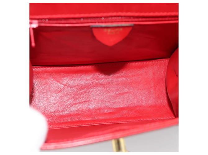 Céline CELINE Hand Bag Leather 2way Red Gold - vista 11