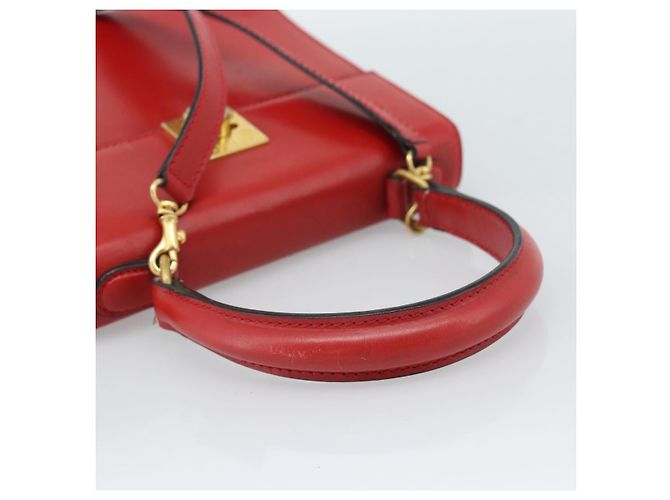 Céline CELINE Hand Bag Leather 2way Red Gold - vista 14