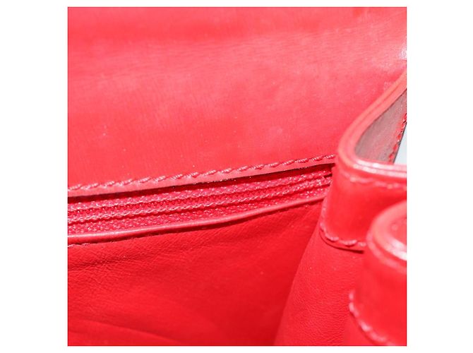Céline CELINE Hand Bag Leather 2way Red Gold - vista 25