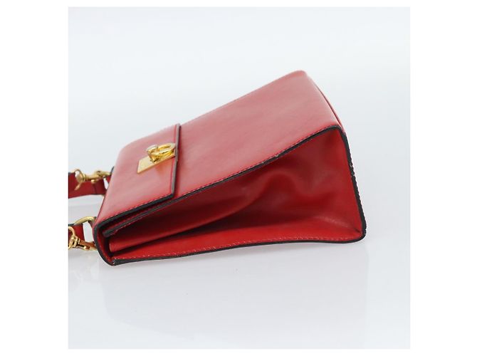 Céline CELINE Hand Bag Leather 2way Red Gold - vista 3