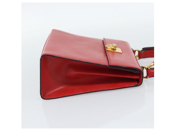 Céline CELINE Hand Bag Leather 2way Red Gold - vista 4