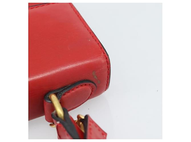 Céline CELINE Hand Bag Leather 2way Red Gold - vista 7