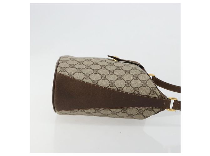 GUCCI GG Supreme Web Sherry Line Bag PVC Beige Gold 904 02 081 - vista 3