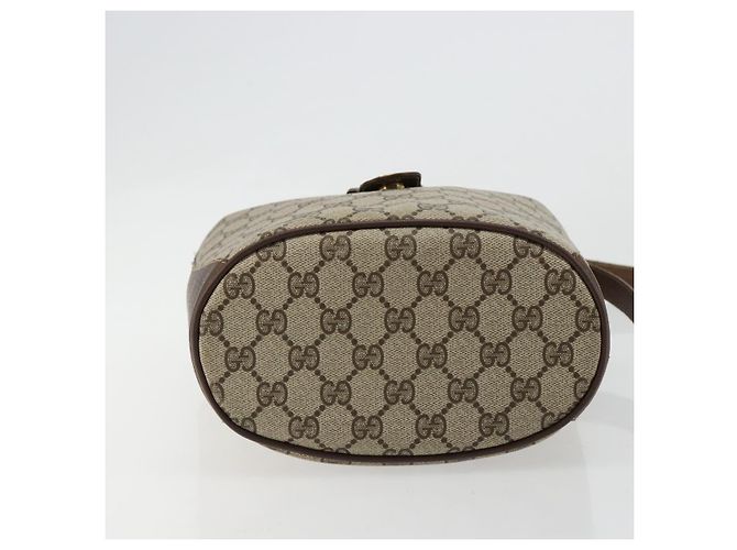 GUCCI GG Supreme Web Sherry Line Bag PVC Beige Gold 904 02 081 - vista 5