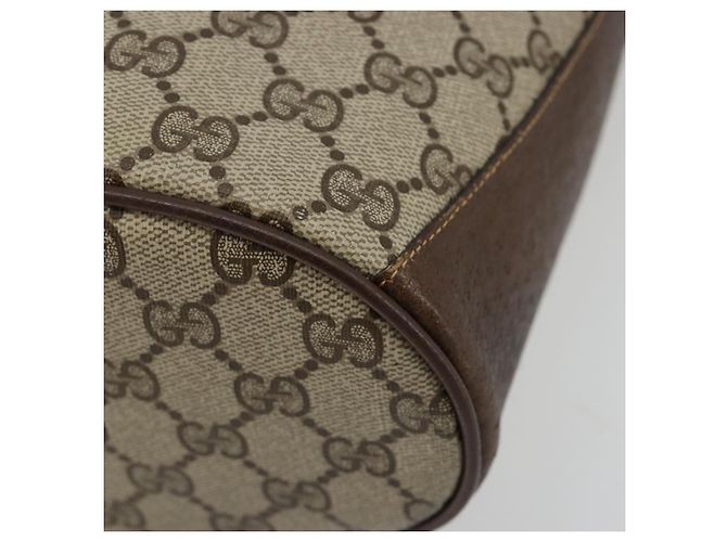 GUCCI GG Supreme Web Sherry Line Bag PVC Beige Gold 904 02 081 - vista 9