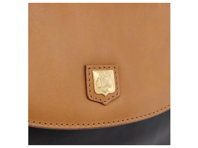 Céline CELINE Shoulder Bag Leather Black Gold - vista 17