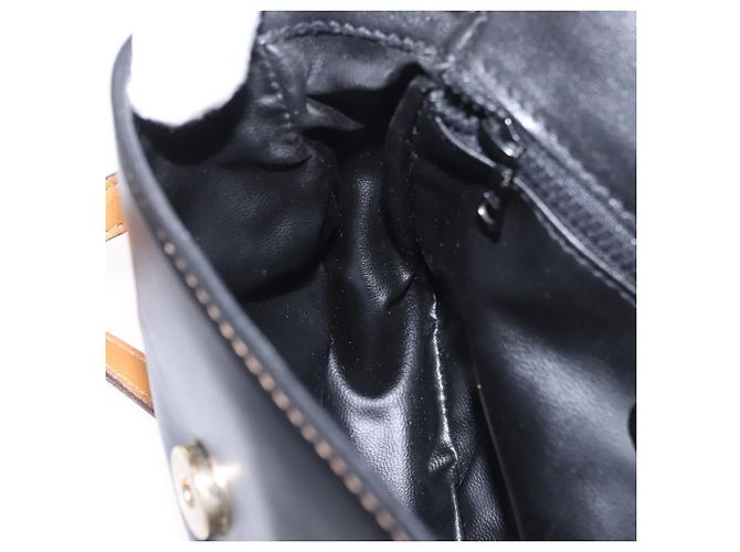 Céline CELINE Shoulder Bag Leather Black Gold - vista 20