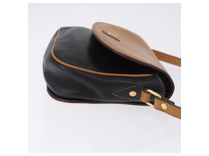 Céline CELINE Shoulder Bag Leather Black Gold - vista 3