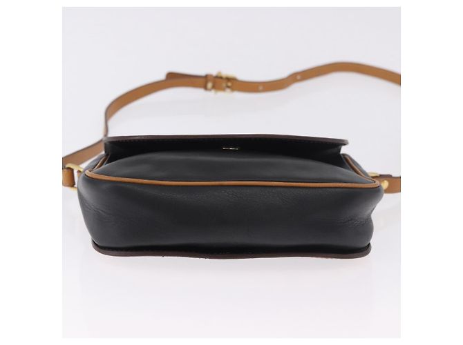 Céline CELINE Shoulder Bag Leather Black Gold - vista 5