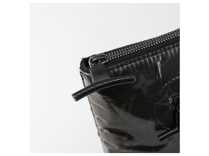 LOUIS VUITTON Monogram Eclipse Glaze Pochette Cosmos Black M63373 - vista 8