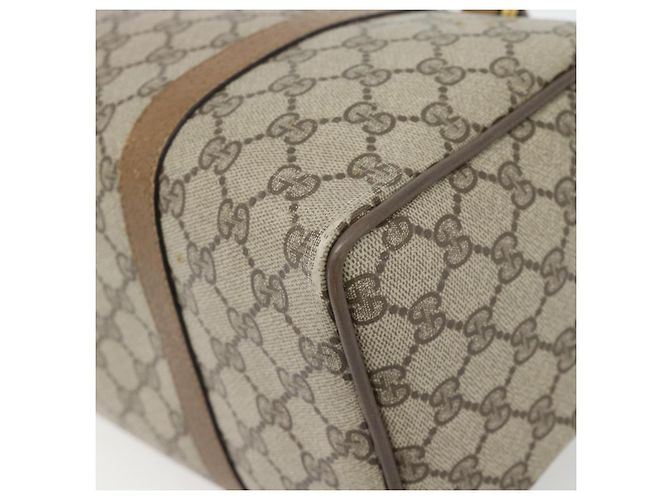 GUCCI GG Supreme Web Sherry Line Hand Bag PVC Beige Gold 39 02 007 - vista 15
