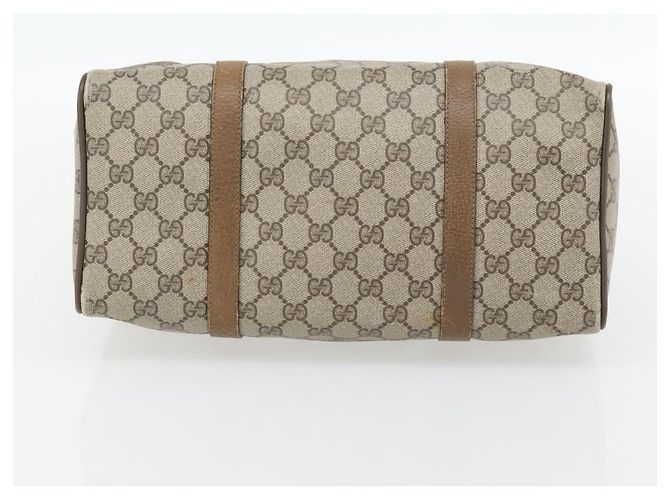 GUCCI GG Supreme Web Sherry Line Hand Bag PVC Beige Gold 39 02 007 - vista 5