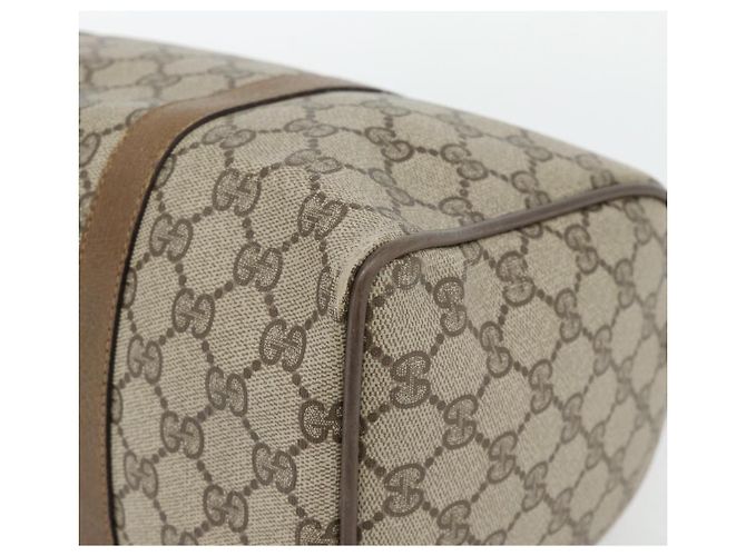 GUCCI GG Supreme Web Sherry Line Hand Bag PVC Beige Gold 39 02 007 - vista 9