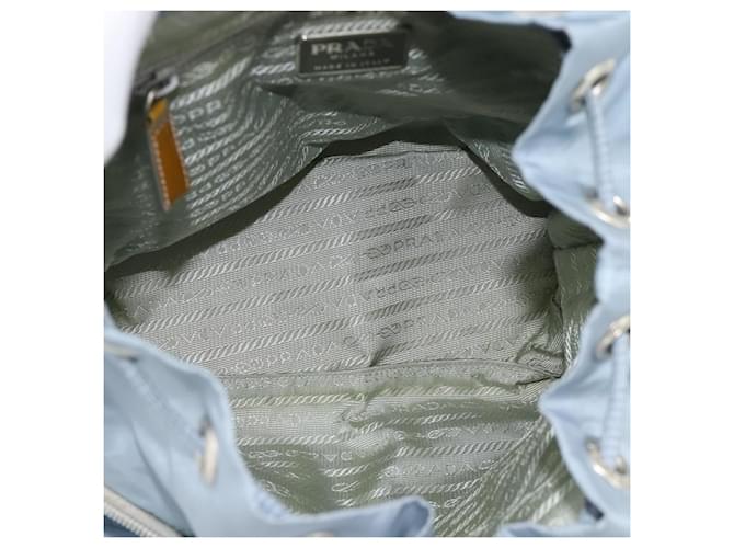 PRADA Rucksack Nylon Hellblau Silber - Ansicht 11