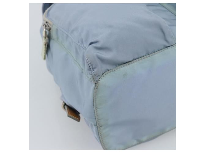 PRADA Rucksack Nylon Hellblau Silber - Ansicht 16