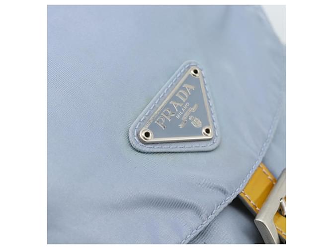 PRADA Rucksack Nylon Hellblau Silber - Ansicht 20