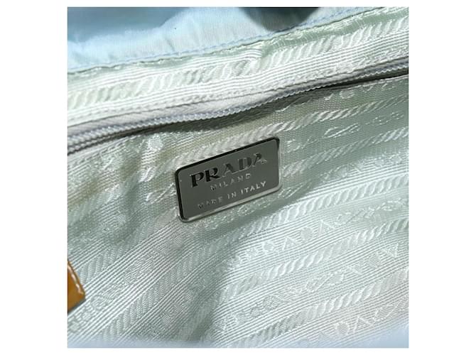 PRADA Rucksack Nylon Hellblau Silber - Ansicht 21