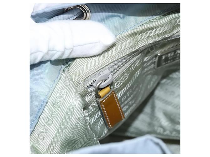 PRADA Rucksack Nylon Hellblau Silber - Ansicht 24