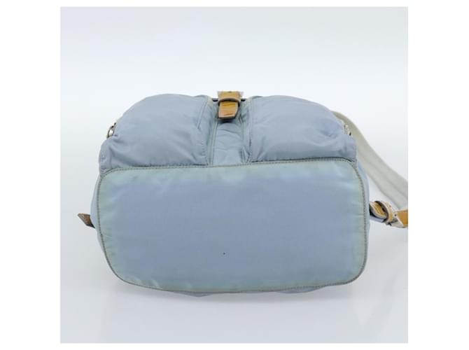 PRADA Rucksack Nylon Hellblau Silber - Ansicht 5