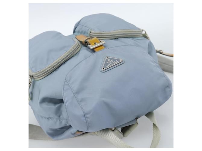 PRADA Rucksack Nylon Hellblau Silber - Ansicht 6