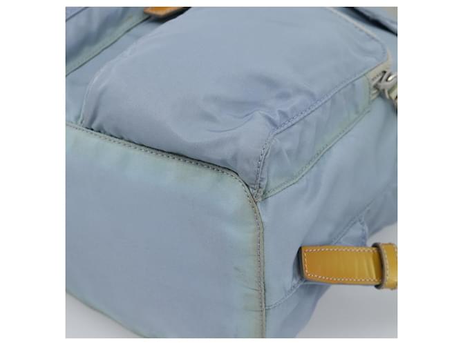 PRADA Rucksack Nylon Hellblau Silber - Ansicht 9