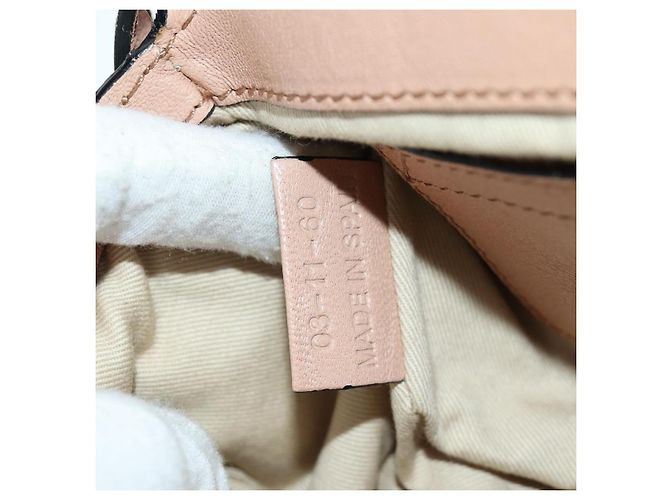 Chloé Chloe Marcie Shoulder Bag Leather Pink Gold - vista 11