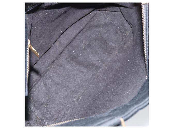 CHANEL Tote Bag Algodón Dorado Negro CC - vista 11