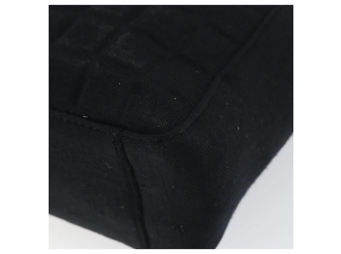 CHANEL Tote Bag Algodón Dorado Negro CC - vista 15