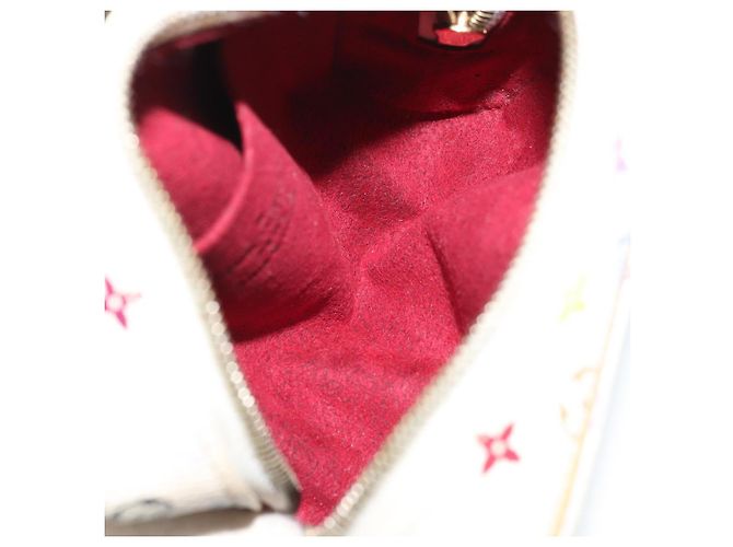 LOUIS VUITTON Monogram Multicolor Trousse Wapity Pouch White M58033 - vista 11