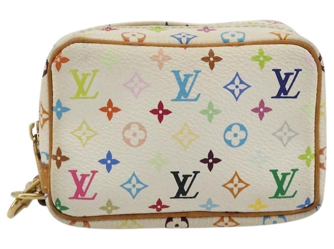 LOUIS VUITTON Monogram Multicolor Trousse Wapity Pouch White M58033 - vista 13