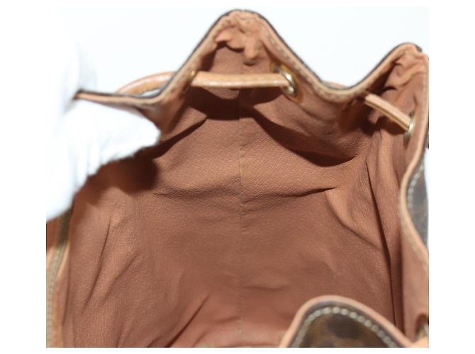 Céline CELINE Macadam Canvas Backpack PVC Leather Brown Gold - vista 24