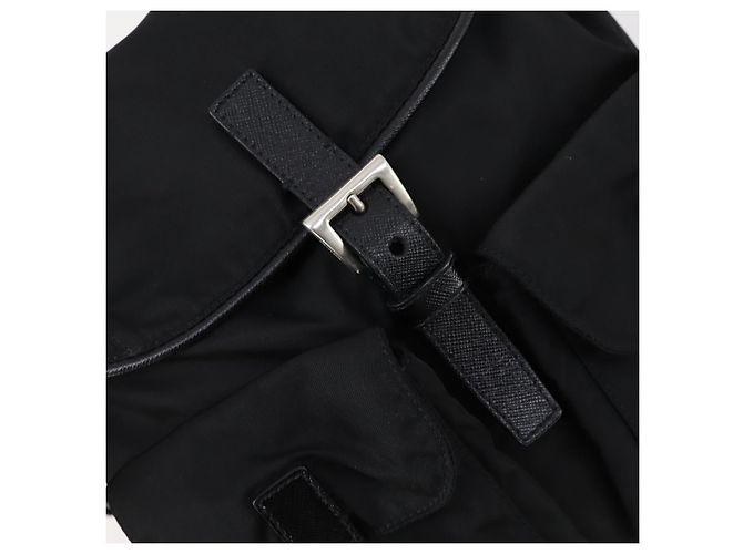PRADA Schultertasche Nylon Black Silver - Ansicht 18