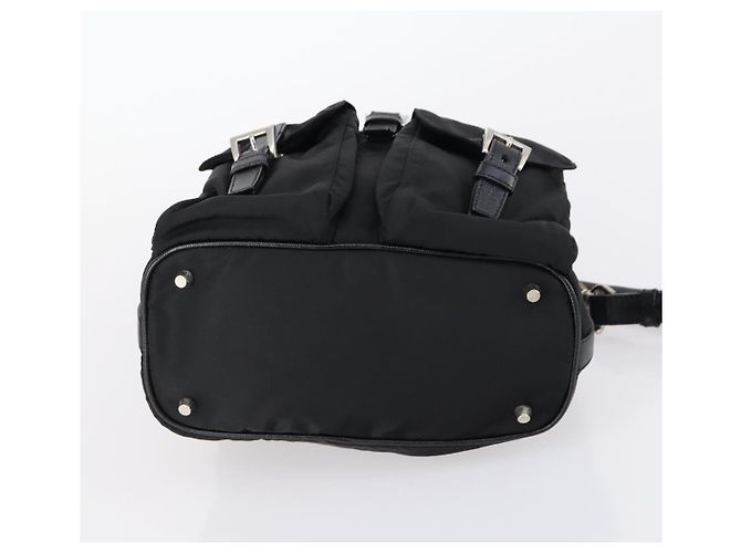 PRADA Schultertasche Nylon Black Silver - Ansicht 5